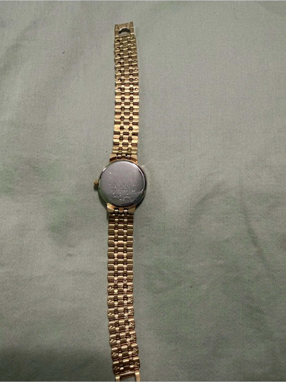 Citizen Gold-Tone Watch with Black Dial